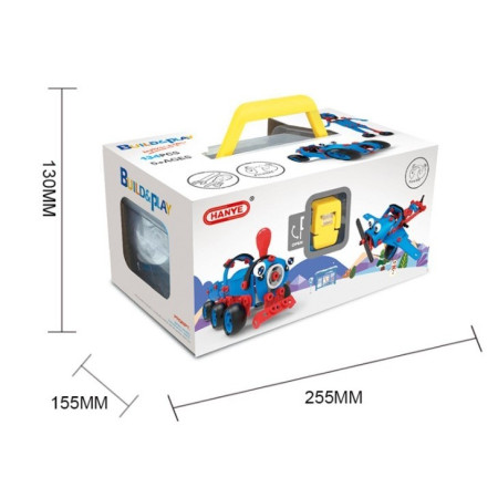 Set pentru construit masini, Cyrax, Educativ si creativ, 134 piese