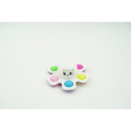 Jucarie Pop It, Cyrax, Fidget Toy, antistres, senzoriala,Alb