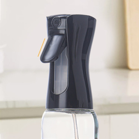 Pulverizator pentru Ulei, Otet sau Alte Lichide, Cyrax, Reincarcabil, Multifunctionale, Capacitatea 200 ml, Material Plastic, Culoare Negru