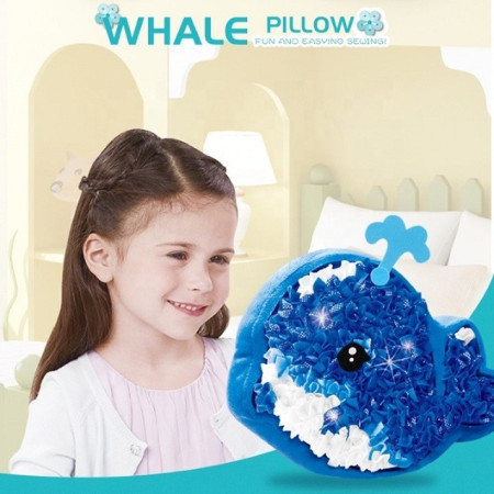 Cyrax Set creatie perna pentru copii, Dream Kids, Delfin