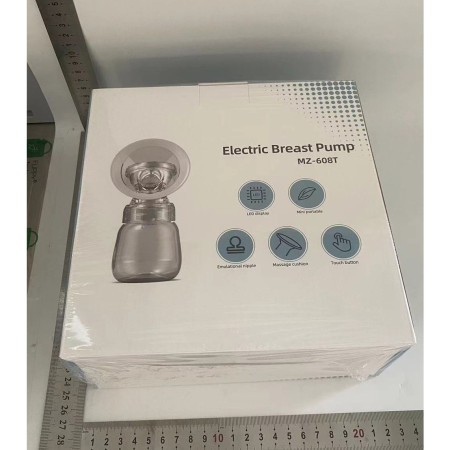 Pompa de San Electrica 2 in 1, Cyrax, cu 2 Biberoane, Capacitate 180 ml, Incarcare USB Tip C, 1200 mAh, 2 Moduri, 9 Viteze, Roz Transparent