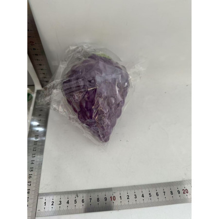 Cutie de depozitare si pastrare a alimentelor, Plastic, Cyrax, Model Strugure, 10x10x13.5 cm, Mov