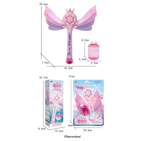 Bagheta de facut baloane, Cyrax, cu lumini si sunete model 2