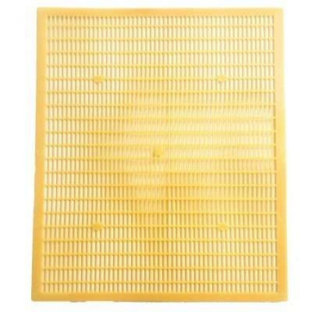 Gratie Apicultura,  Hanneman, din Plastic, Separare Matca, 51 x 42 x 0.3 cm, Galben