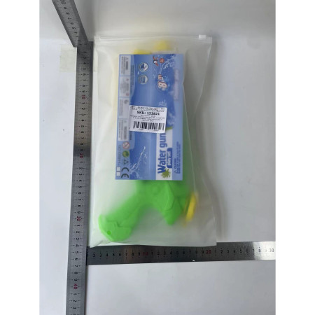 Pistol cu Apa pentru Copii, Cyrax, Rezervor 300ml, Maner de Transport, Pentru Piscina/Plaja, Lungime 31.5 cm, Jucarie Distractiva, 3ani+, Albastru/Alb