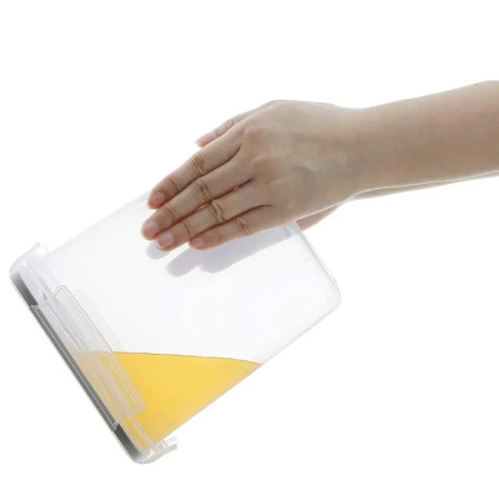 Cutii de depozitare alimente, Cyrax, Set din 15 Cutii pentru Condimente, Cereale, Cutii pentru Bucatarie, din Plastic PP, Cutii Alimentare, Diferite Dimensiuni, Transparente