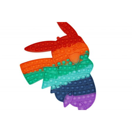 Jucarie antistres din silicon Cyrax, Pop it Now and Flip It ,Pikachu ,Multicolor