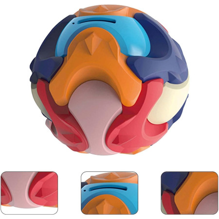 Pusculita Sub Forma de Minge, Cyrax, de Construit, se Asambleaza/Dezasambleaza, din Plastic, 16.5x16.5x16.5, Multicolor