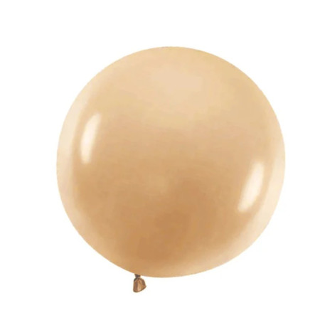 Set 2 Baloane din Latex, Cyrax, Model Party Jumbo, 90 cm, Auriu Argintiu, 35 g