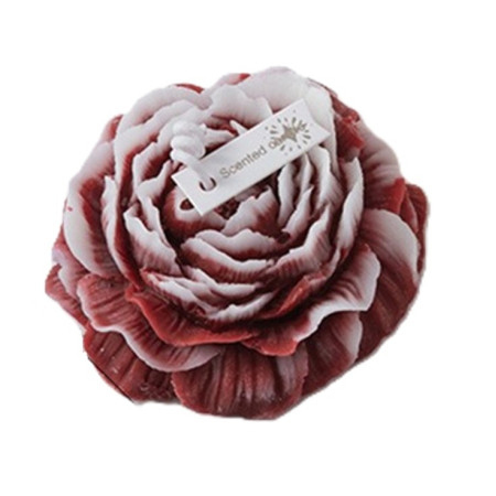 Lumanare Parfumata,  Model Trandafir, Ardere 10h, 70 g, 7.5 x 3.5 cm, Parfum de Trandafir, Rosu