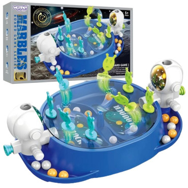 Jucarie Interactiva, Cyrax, Model Astronauti, Joc de Masa, +5 Ani, Portabil, 2 Jucatori, 19 x 7 x 11.3 cm, Albastru