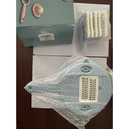 Razatoare multifunctionala Cyrax pentru legume, fructe, branzeturi, 10 piese, 27.6x8 cm, albastru