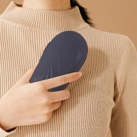 Aparat Scame si Par Haine,  Electric, USB inclus, Periuta Curatare, pentru Diferite Tesaturi, 13 x 6.8 x 5.8 cm, Negru