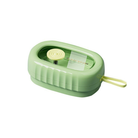 Perie de Spalat Haine,  cu Dispenser pentru Detergent, 4 Perii de Curatare, din ABS + PS, Verde