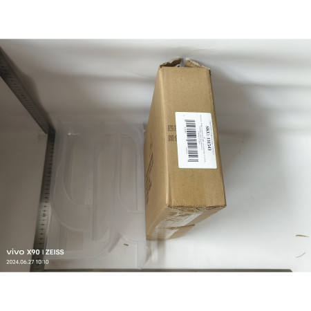 Suport Organizator pentru Oua, Cyrax, pentru Frigiderul, Patru straturi,  32x20x7 cm, Transparent