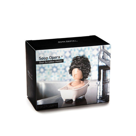 Suport pentru Spalat Vase, Cyrax, pentru Burete/Sarma, Model Cada, Alb/Bej