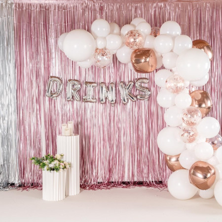 Balon Folie Metalizata Litera I, Cyrax, 80 cm, Umflati cu Heliu sau Aer, Ambalaj Individual, Pai inclus, Argintiu