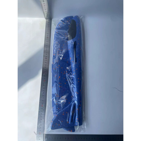 Avion planor din polistiren in punga , lungime 47 cm , Albastru , Cyrax