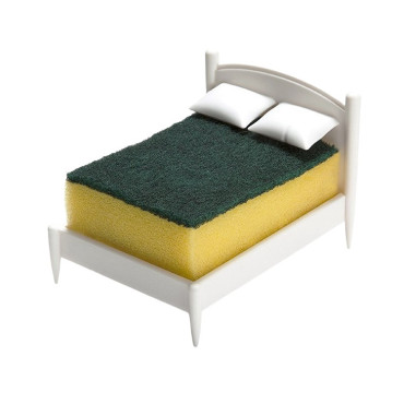 Suport de Scurgere, Cyrax, pentru Burete/Sarma, Model Pat, Alb