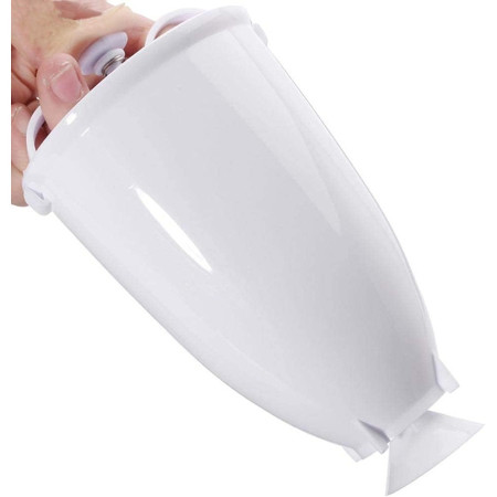 Accesoriu de Bucatarie pentru Gogosi, Cyrax, Dozator pentru Aluat, Dispozitiv Manual, Forma de Gogosi, pentru Gatit, 18x10x10 cm, Alb