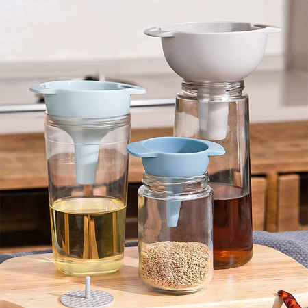 Set de Palnii Multifunctionale + Filtru, Cyrax, 4 in 1, din Plastic, 11 x 10 cm, Albastru