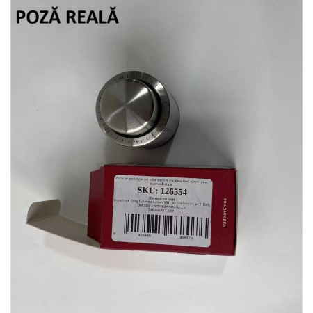 Dop de Etansare a Sticlei de Sampanie, Cyrax, Data Etansare, Reutilizabil, Usor de Depozitat si Folosit, 4.5 x 4.5 x 8 cm, Gri