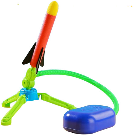 Cyrax Jucarie pentru copii, lansator rachete cu piciorul, un lansator, 3 rachete, fara lumina, model 2