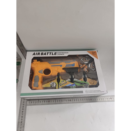 Cyrax Set Arma de jucarie tip lansator de avioane, Air Battle, Portocaliu