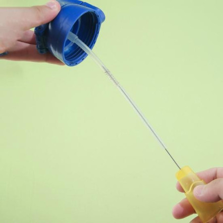 Perie 5 in 1 de Curatat Pahare, Cani, Sticle, Cyrax, cu Maner Lung, Accesorii pentru Spalarea Paielor si Capacelor, Usor de Agatat, 36x7x7cm, Verde-Alb