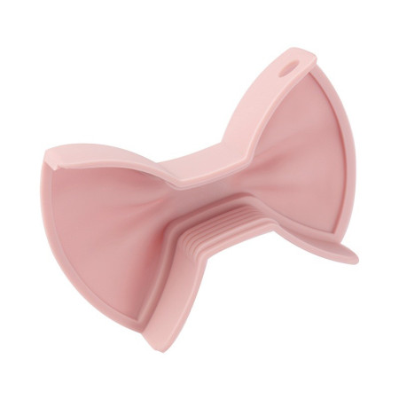 Set 2 Manere de Protectie Termorezistente, Cyrax, Pentru Oale si Tigai, din Silicon, Rezistent la Temperaturi Inalte, Roz