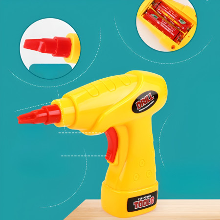 Set Constructie Bormasina Magica cu Servieta, Cyrax, 310 Piese, Albastru, Piese Multicolore, Plastic, 31x46 cm