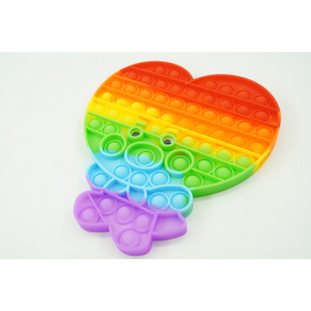 Jucarie antistres din silicon, Cyrax, Pop It Now and Flip It, Maimuta mare, Multicolor