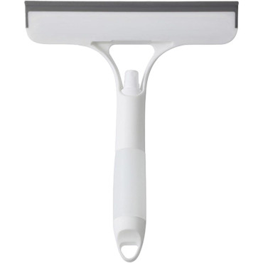 Racleta de Curatare 3 in 1,  Multifunctional, Pentru Casa si Masina, Pulverizator de Spray, Racleta din Silicon si Burete, 21.5 x 25.7 cm, Alb