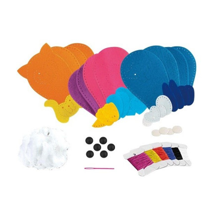 Cyrax Set creatie perna pentru copii, Dream Kids, 3 piese, model 2