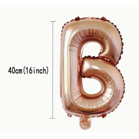 Set Baloane din Folie Metalizata, Cyrax, Model Scris Bride, Litere de 40 cm, Tema Iubire, Baloane Party, Ambalaj Individual, Pai Inclus, Umflare cu Aer sau Heliu, Roz