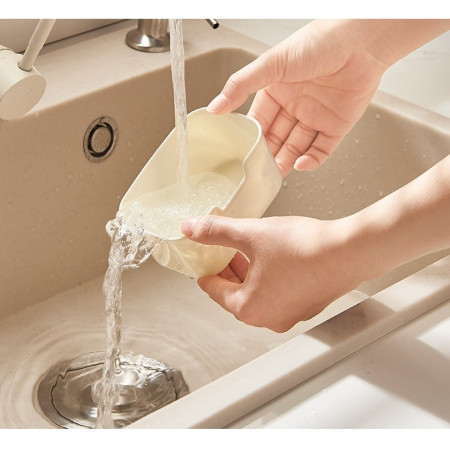 Cutie Alimentara Multifunctionala, Cyrax, pentru Condimente, Gustari,  Inchidere Etans, cu Capac si Maner, 8 Compartimente, 32 x 8 x 25 cm, Alb