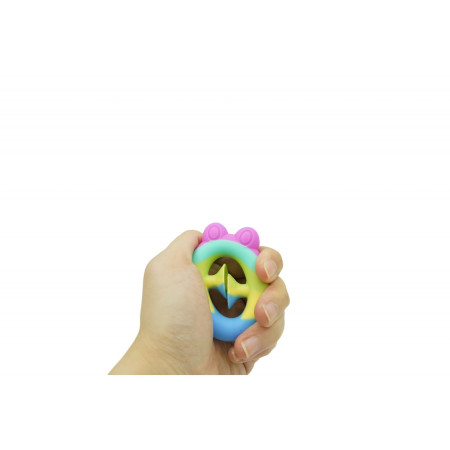 Cyrax Jucarie senzoriala antistres cu ventuza de decompresie, Antrenare antebrat, Fidget Toy, Model Broasca, Macarons