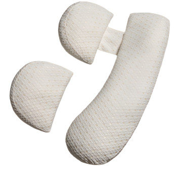 Set Perna pentru Gravide,  Husa Detasabila, Utilizare in Forma H si U, Reglabila, Latime Ajustabila, Proactive, Crem