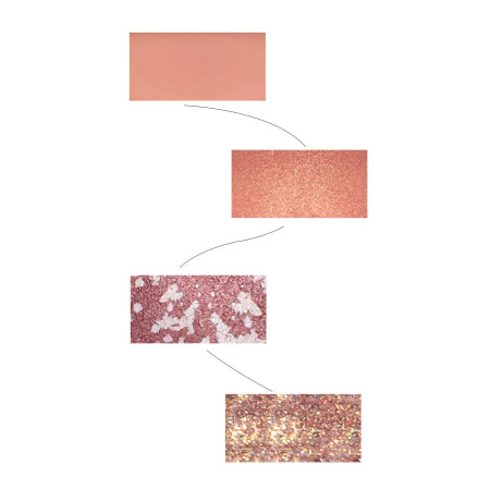 Paleta Farduri Cyrax, 9 Culori, Farduri Mate si Sidefate, Rezistenta la Apa, Oglinda, 10 g,  9 x 3 x 2 cm, Valabilitate 3 Ani, Multicolor