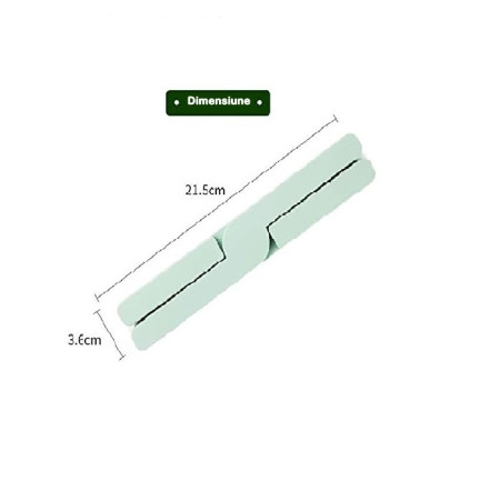Suport pliabil din silicon pentru vase fierbinti Cyrax, portabil, usor de depozitat, rezistent la temperaturi foarte ridicate, 14.5 x 7.5 x 1.6 cm, antialunecare, verde