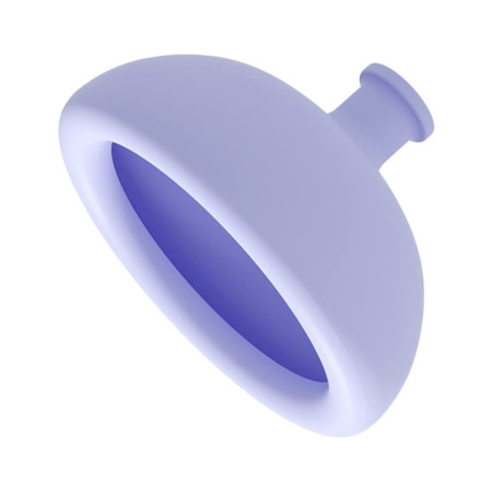 Dispozitiv Terapeutic Sputa, Cyrax, Cupa pentru Terapie Toracica, Dispozitiv de Eructare, pentru Adulti si Copii, 10 x 6.5 cm, din Silicon, Mov