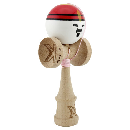 Kendama X Originala, Profesionala, Cyrax, Big Cups V2, Model Rege Super Sticky Legendary Cupe Mari, Rulment Metalic cu Ata 55 cm, Maner Maro