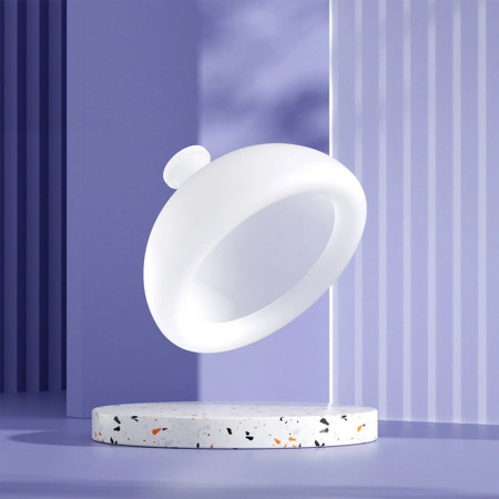 Dispozitiv Terapeutic Sputa, Cyrax, Cupa pentru Terapie Toracica, Dispozitiv de Eructare, pentru Adulti si Copii, 10 x 6.5 cm, din Silicon, Transparent