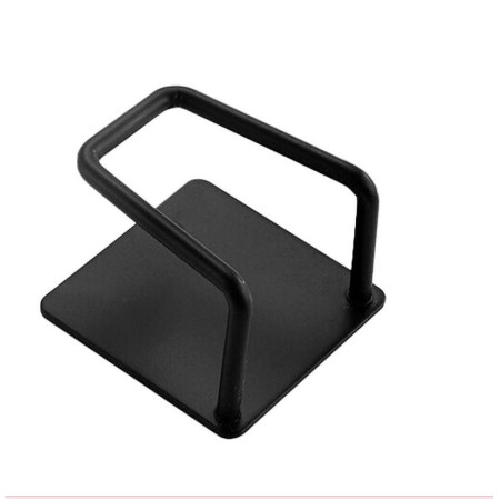 Organizator bucatarie Cyrax cu adeziv, carlig-suport pentru burete, accesorii bucatarie, 5x5x3,5 cm, otel inoxidabil, negru