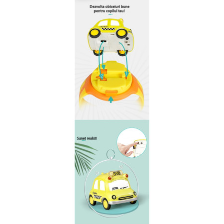 Jucarie pentru copii, Cyrax, Masina-ceas, Galben