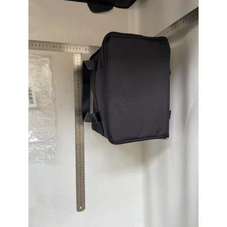 Geanta Termica Cyrax pentru Pranz, Compartimente Telefon si Tacamuri, Multifunctionala, Impermeabila, 24x18x21 cm, Negru