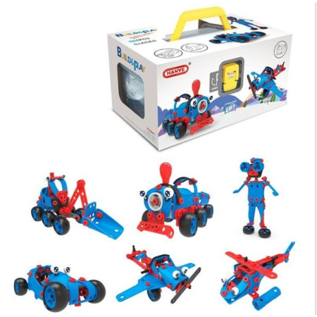 Set pentru construit masini, Cyrax, Educativ si creativ, 134 piese