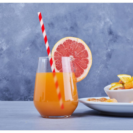 Set 16 Paie, Cyrax, pentru Masa de Craciun, din Hartie, 19.7 cm,Alb-Rosu