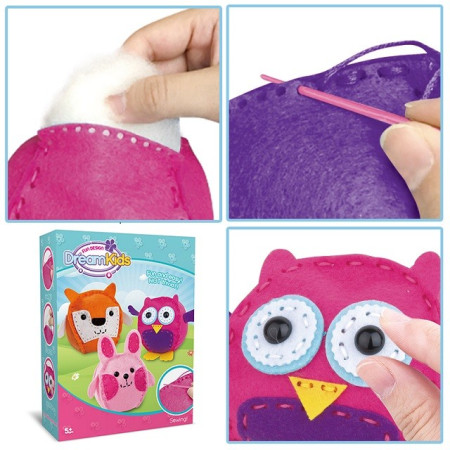 Cyrax Set creatie perna pentru copii, Dream Kids, 3 piese