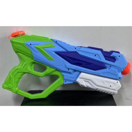 Pistol cu Apa pentru Copii, Cyrax, Rezervor 900ml, Raza de Actiune 8m, 6ani+, 4 Duze, Verde